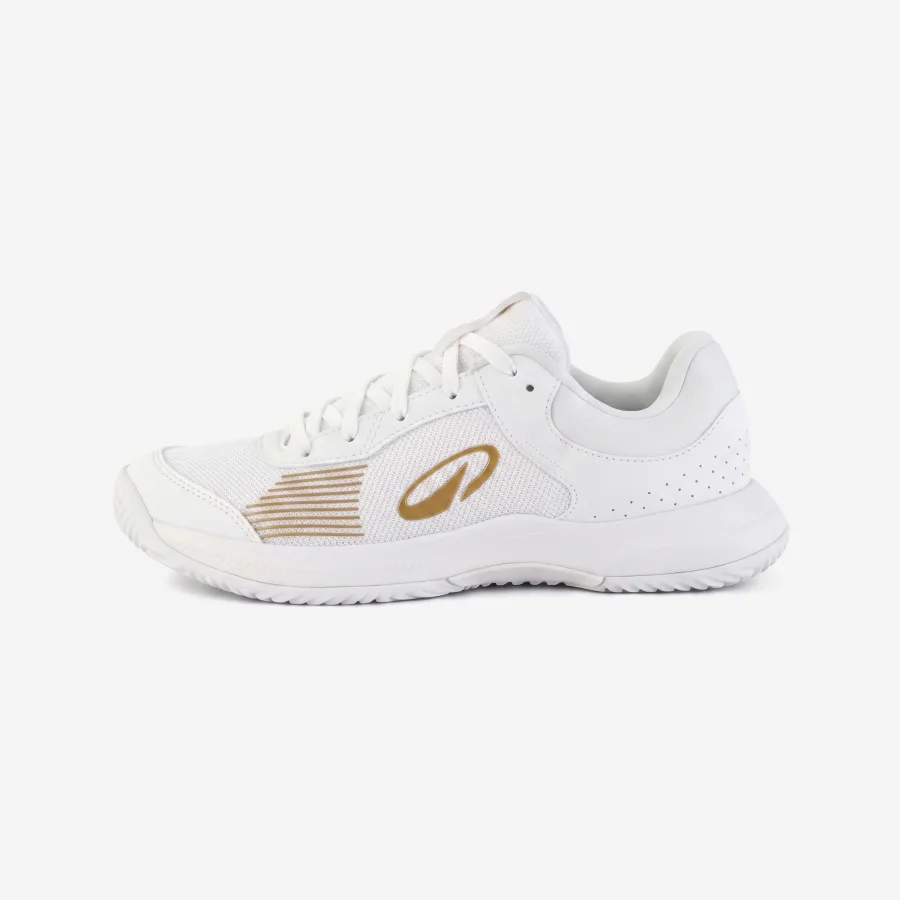 KUIKMA Damen/Herren Tennisschuhe Multicourt - Comfort Lite weiß/beige