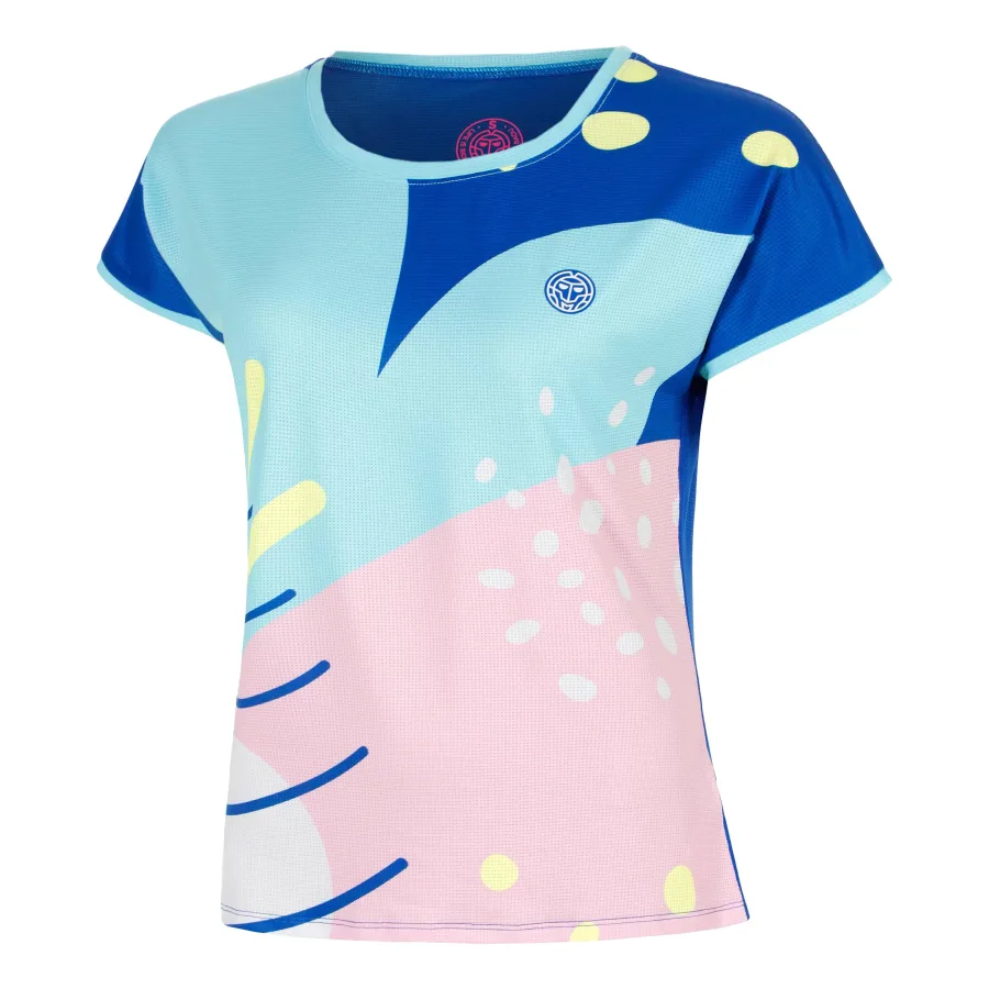 BIDI BADU Hey Laguna T-Shirt Damen-blau, mehrfarbig