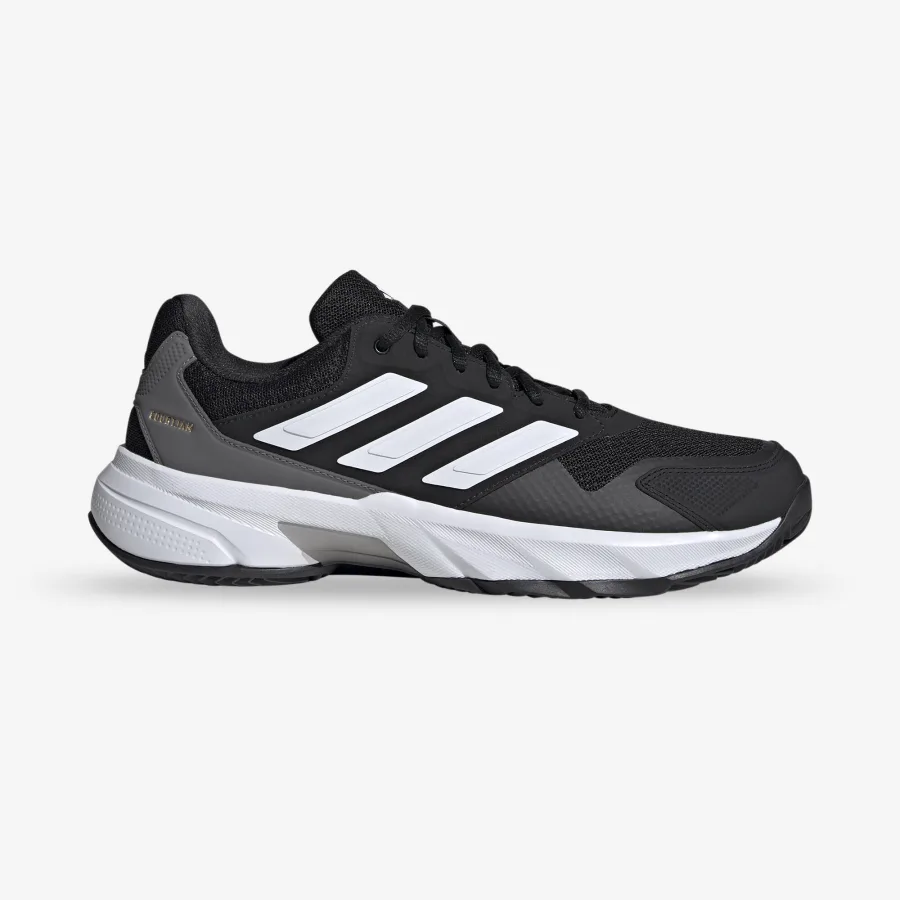 adidas Herren Tennisschuhe Sandplatz - Courtjam Control 3 schwarz/weiss