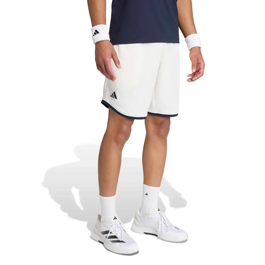 adidas Classics 9Inch Shorts Herren - beige, dunkelblau