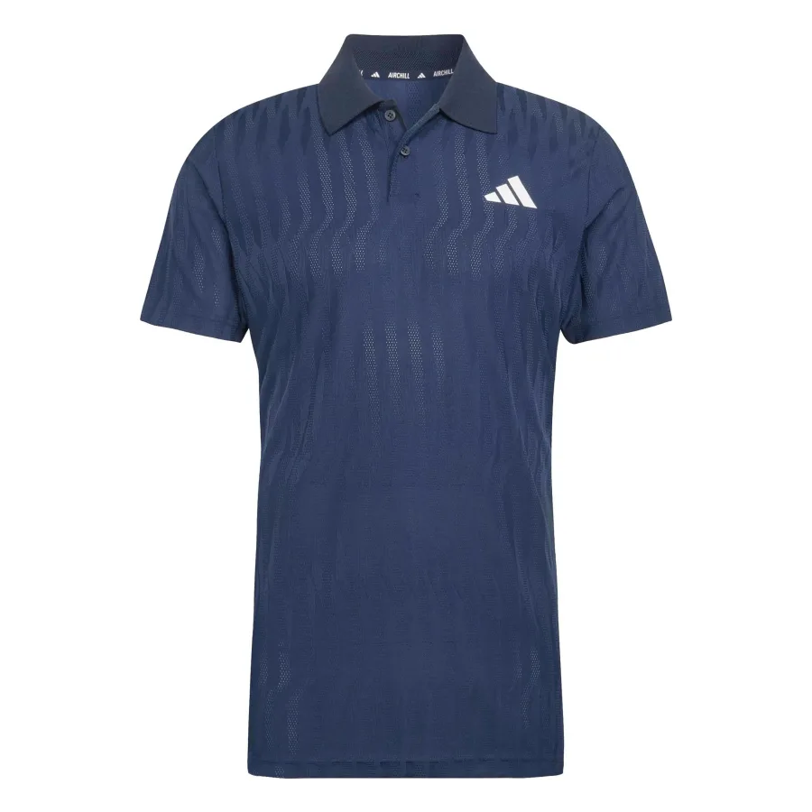 adidas Freelift Polo Herren - dunkelblau, weiß