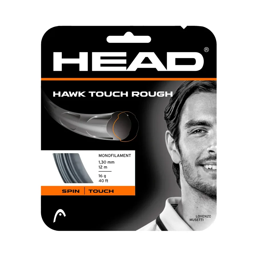 HEAD Hawk Touch Rough Saitenset 12m - schwarz