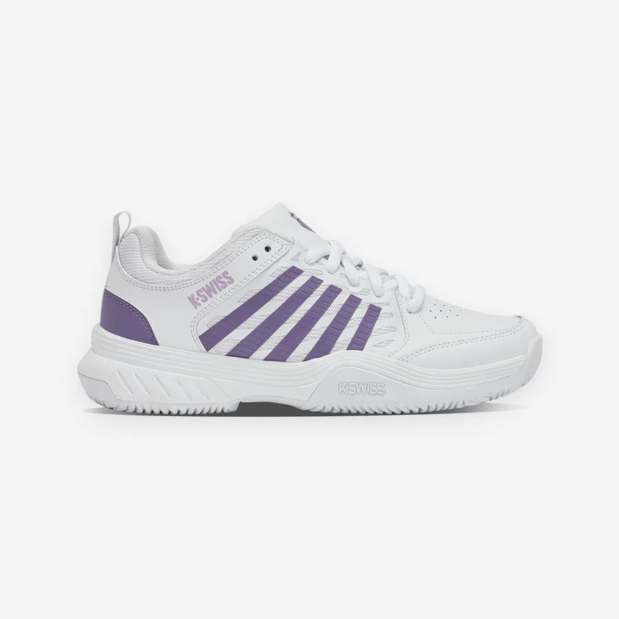 K-Swiss Damen Tennisschuhe Sandplatz - Court Express 2 weiß/violett