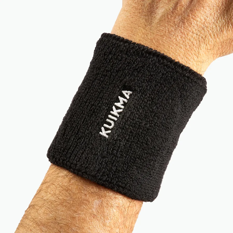 KUIKMA Schweißband Tennis - TP 100 schwarz