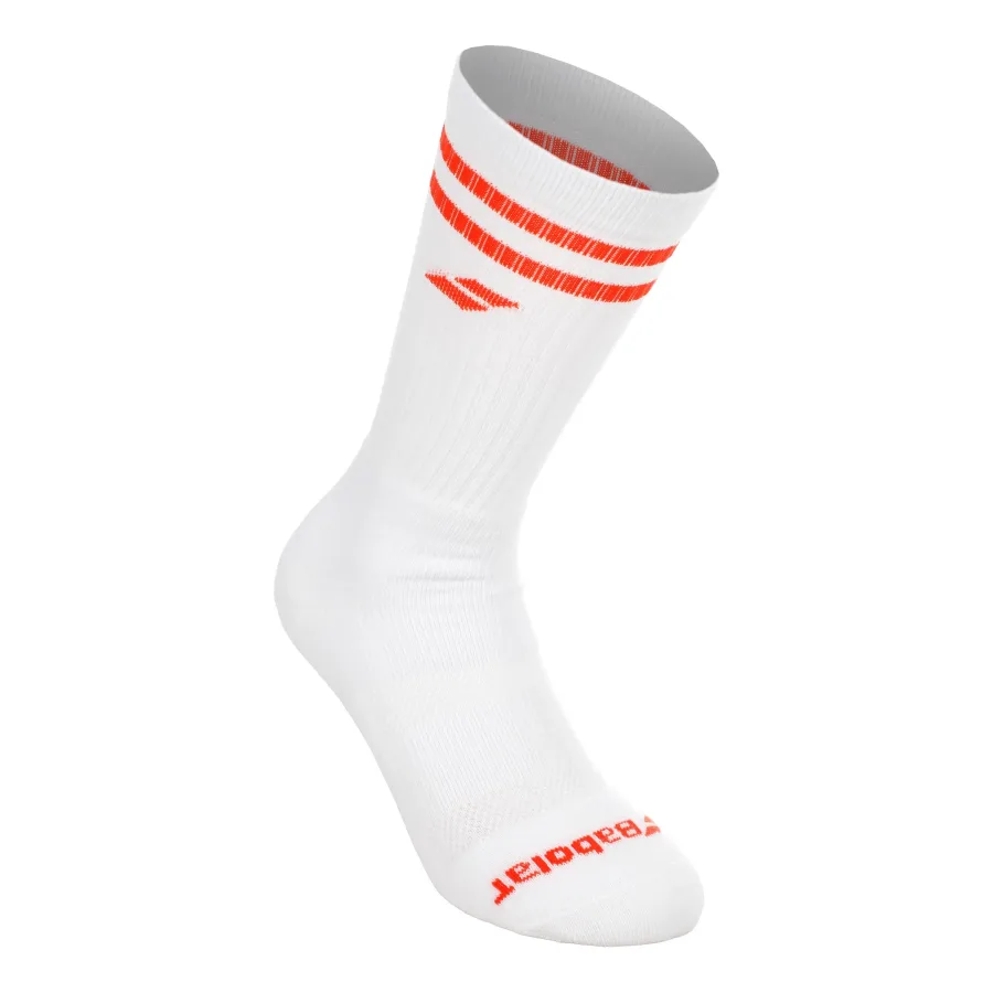 Babolat Tennissocken - 1er Pack Unisex-weiß, rot
