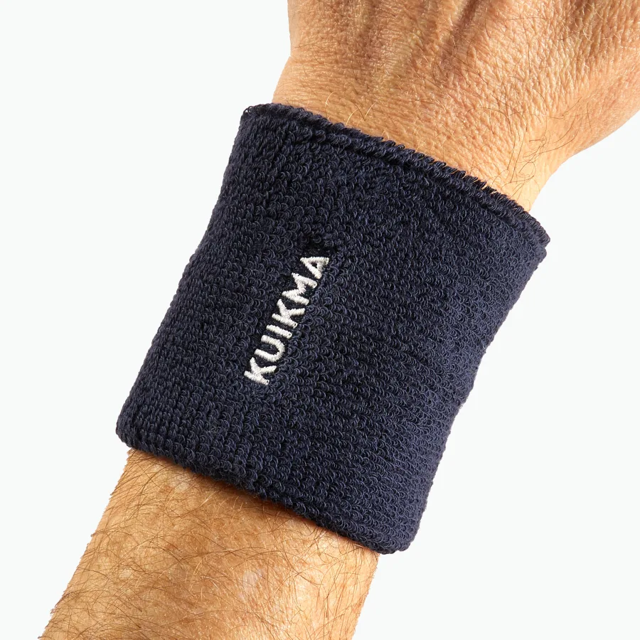 KUIKMA Schweißband Tennis - TP 100 Handgelenk marineblau
