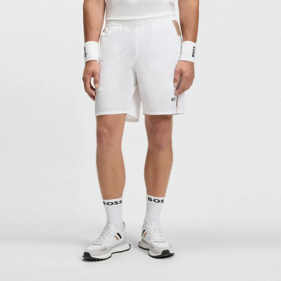 Boss Match 9in Shorts Herren-Weiß