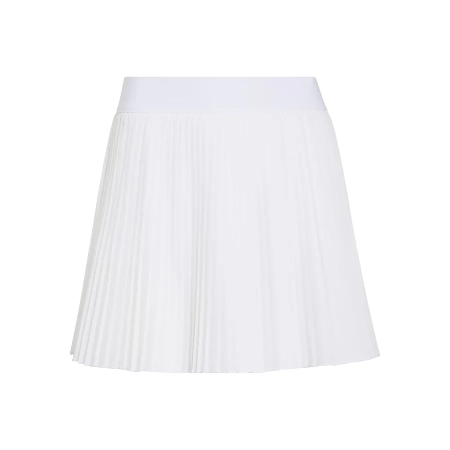 adidas Club Pleated Long Rock Damen-weiß