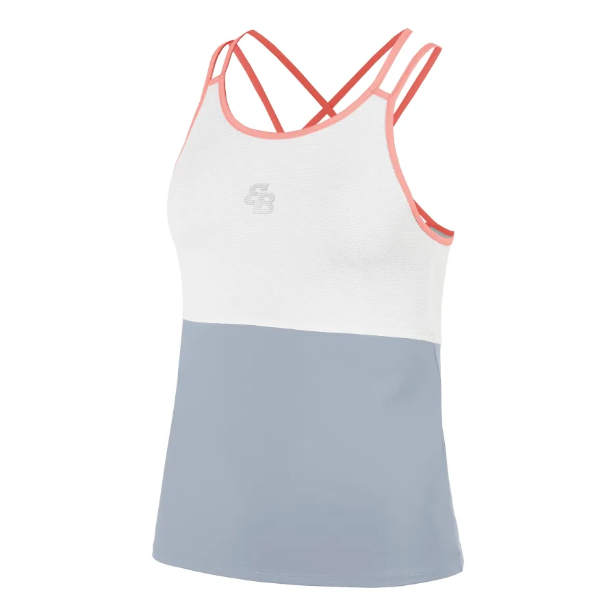 BB by Belen Berbel Kyoto Tank-Top Damen-Grau,Weiß