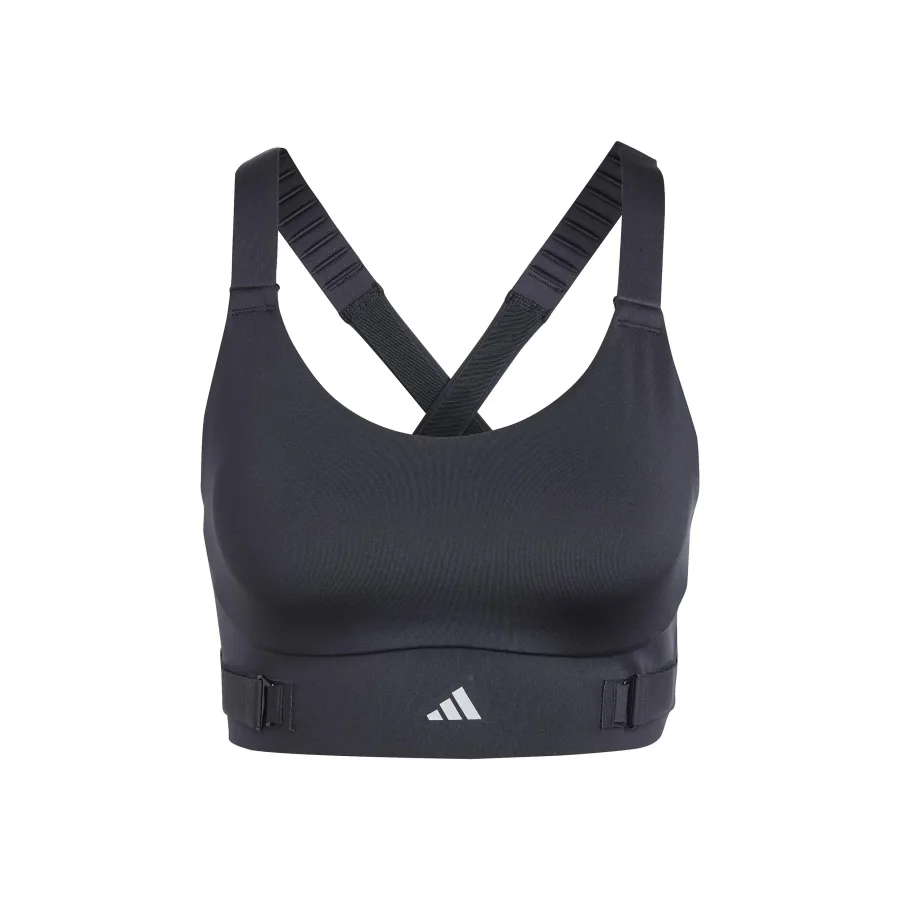 adidas FastImpact Luxe Run High Support Sport-BH Damen - schwarz