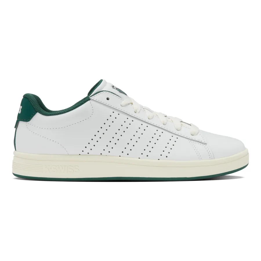 K-Swiss Court Base II Sneaker Herren-weiß, hellgrün