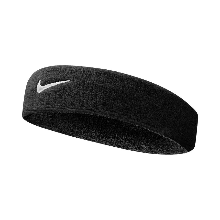 Nike Swoosh Classic Stirnband Unisex - schwarz, weiß