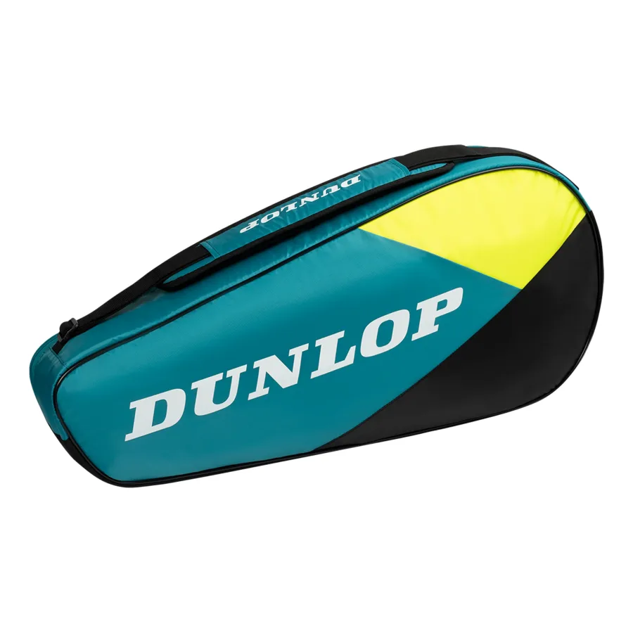 Dunlop SX Club Schlägertasche 3er-Schwarz,Türkis
