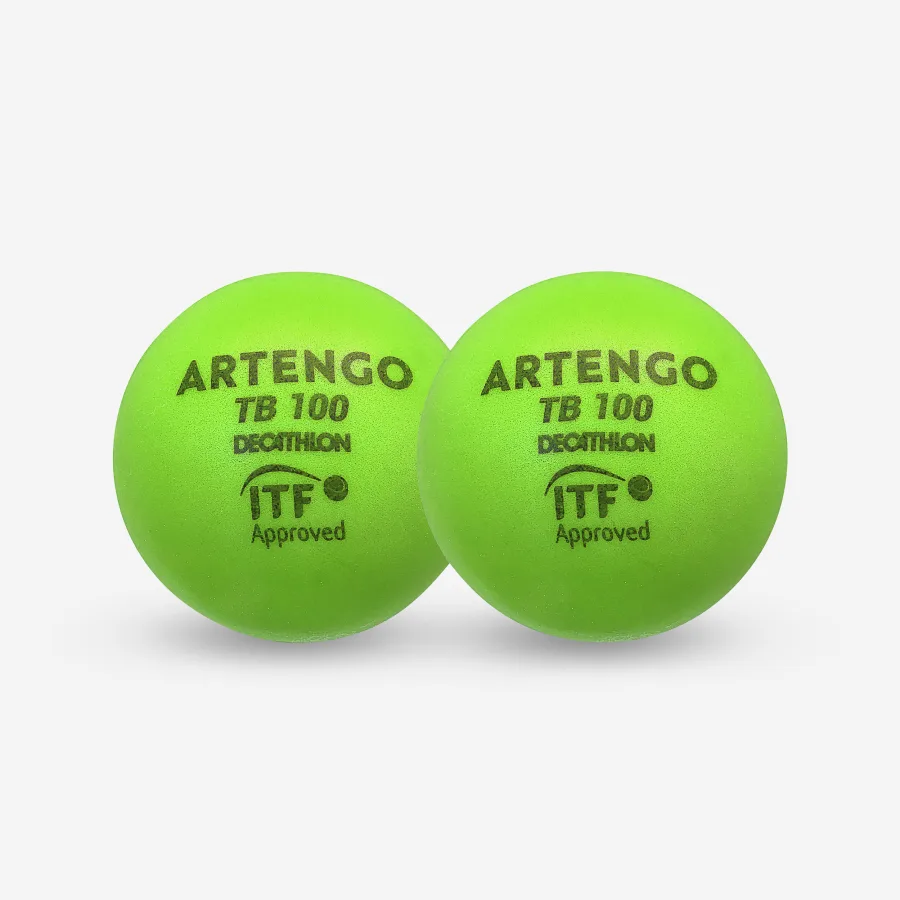 Artengo Tennisbälle - TB100 Schaumstoff ×2 9 cm grün