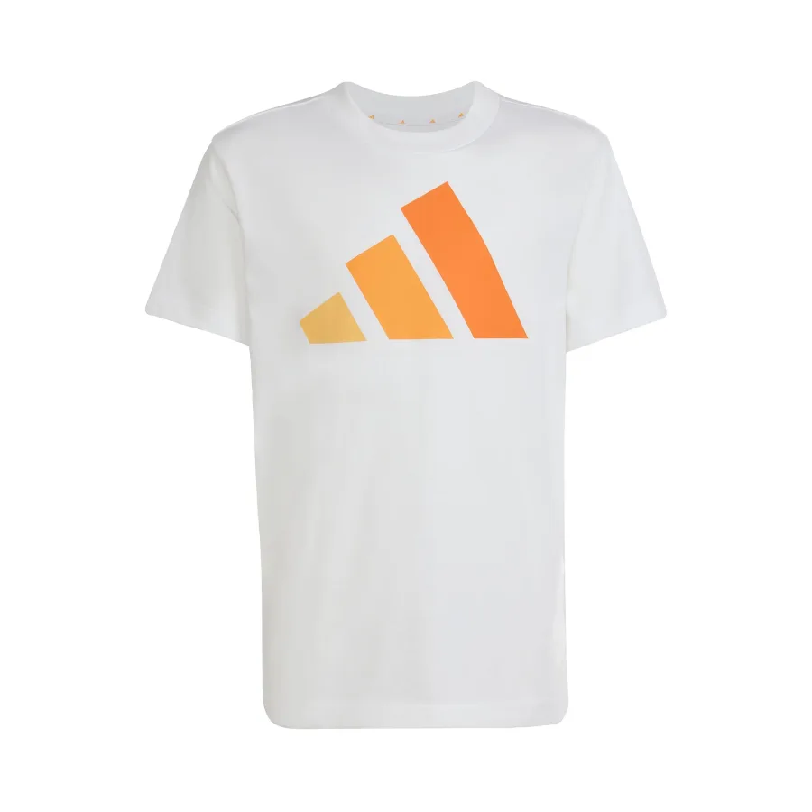adidas Essentials T-Shirt Kinder - weiß, orange