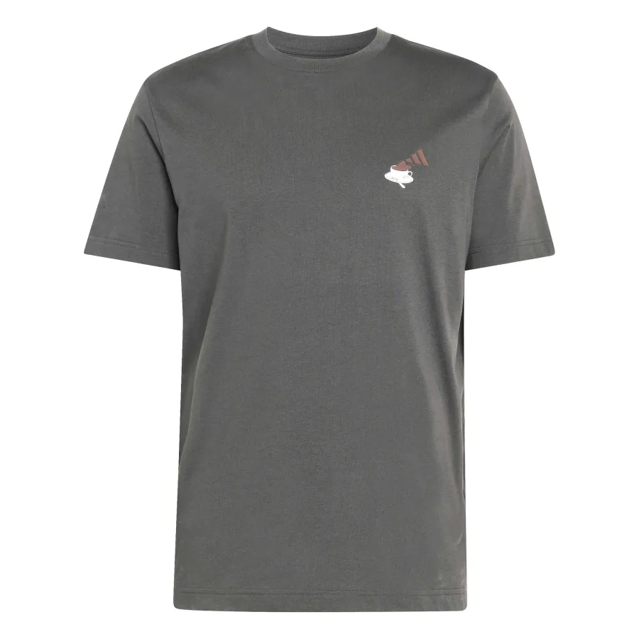 adidas Cheesecake Graphic T-Shirt Herren - dunkelgrau, weiß