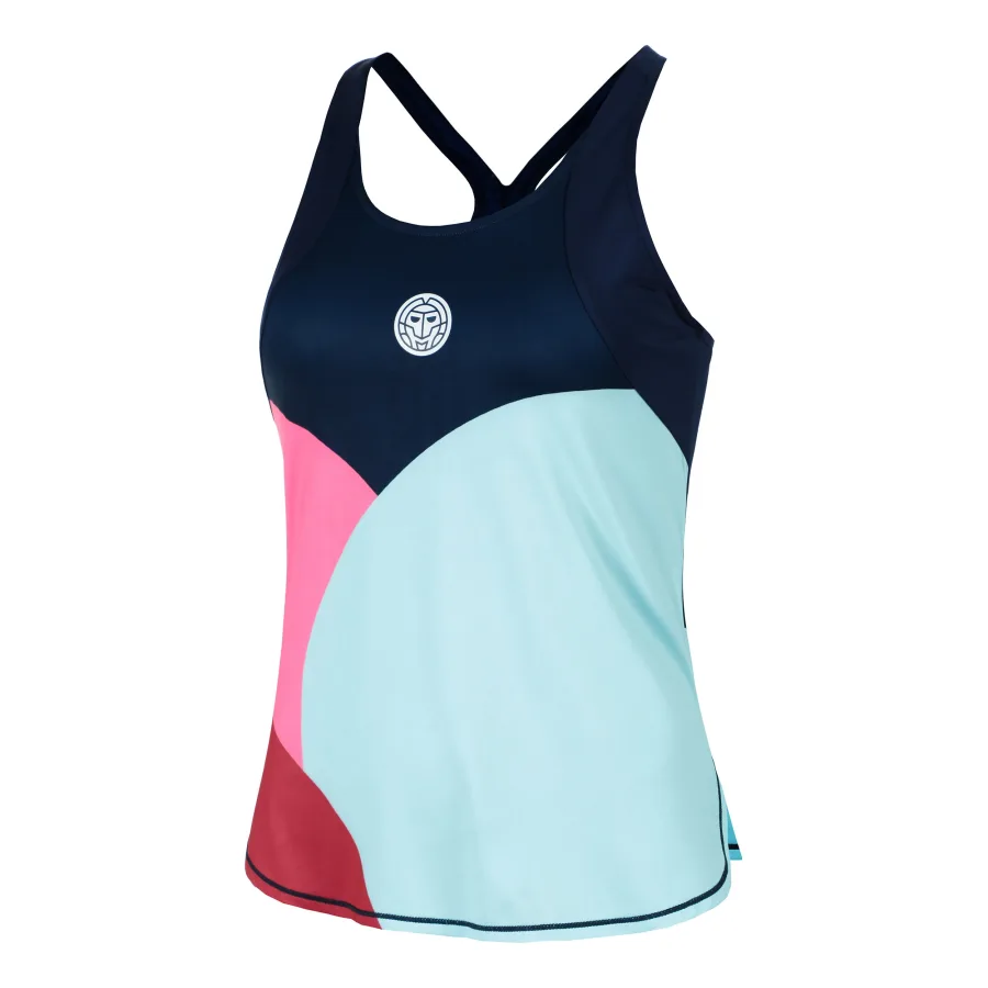 BIDI BADU Bubble Tank-Top Damen-Dunkelblau,Türkis