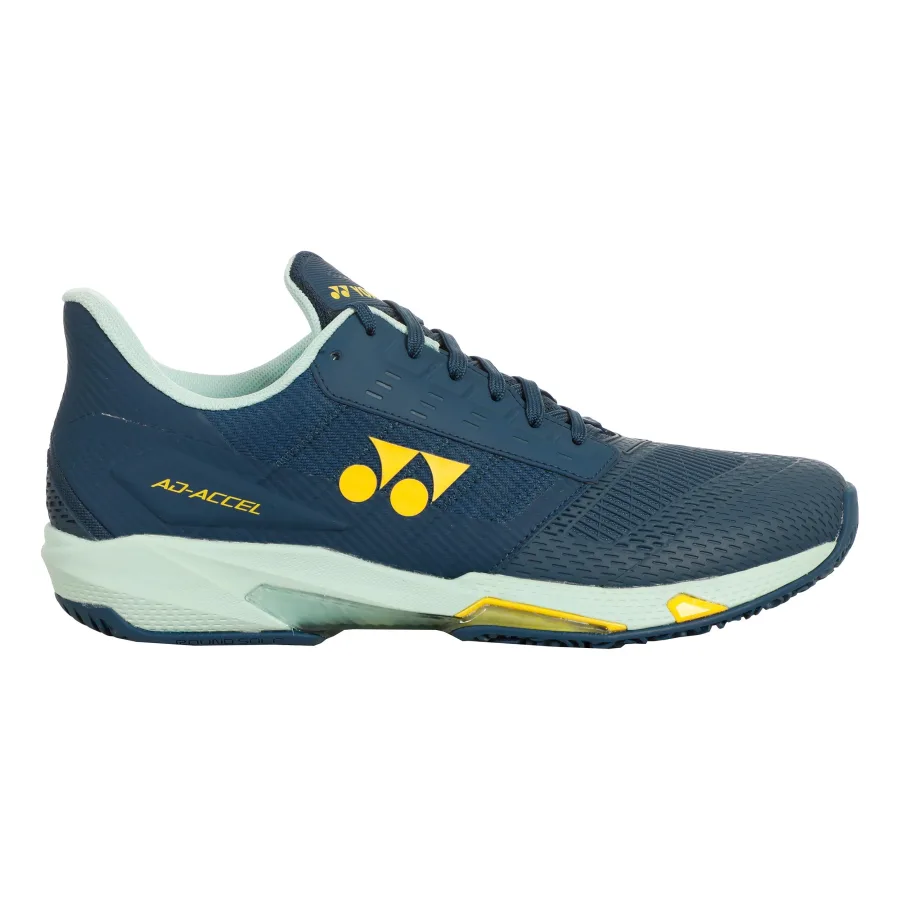 Yonex Power Cushion Ad-Accel Sandplatzschuh Herren-Dunkelblau,Türkis