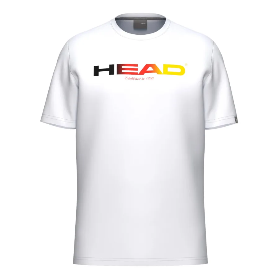 HEAD DTB Rainbow T-Shirt Herren-weiß