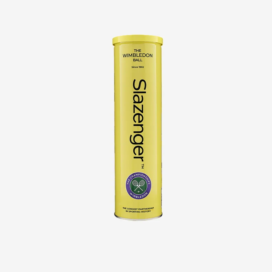 Dunlop Tennisbälle - Slazenger Wimbledon All Court 4er Dose gelb