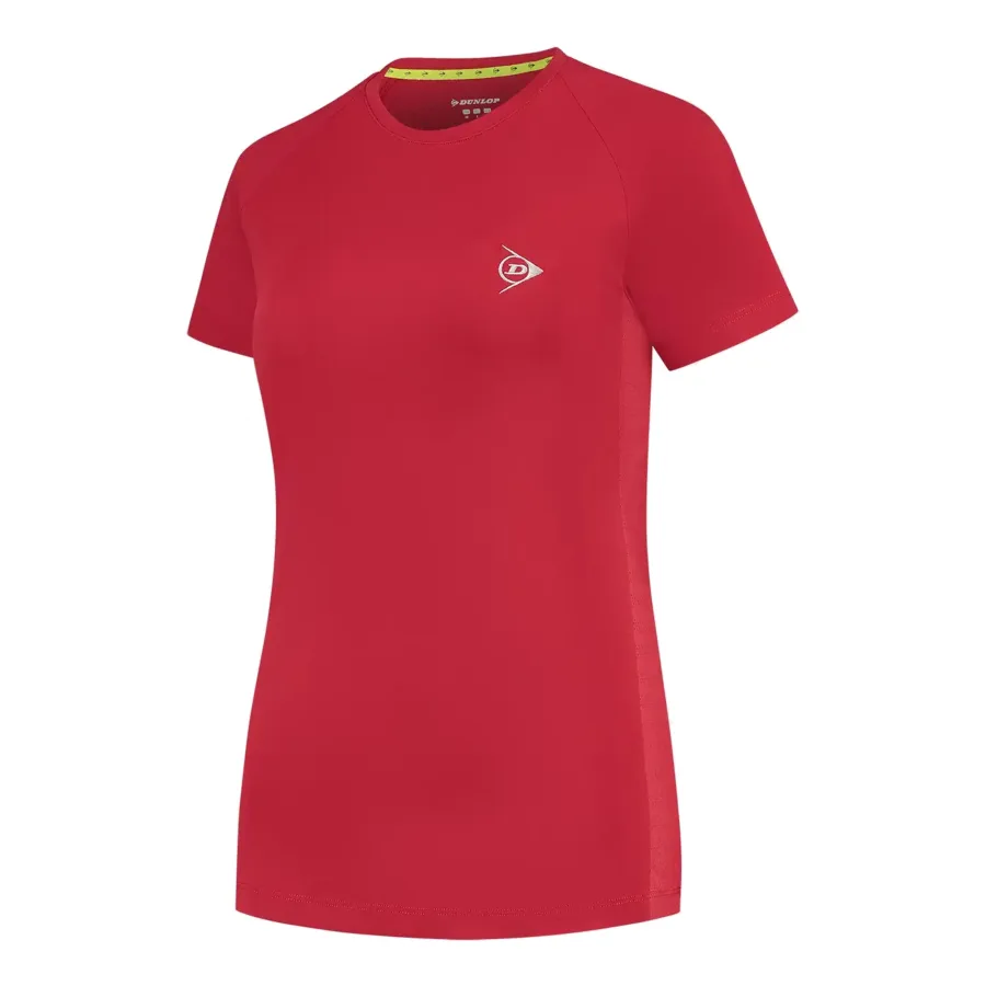 Dunlop Club Crew T-Shirt Damen-Rot