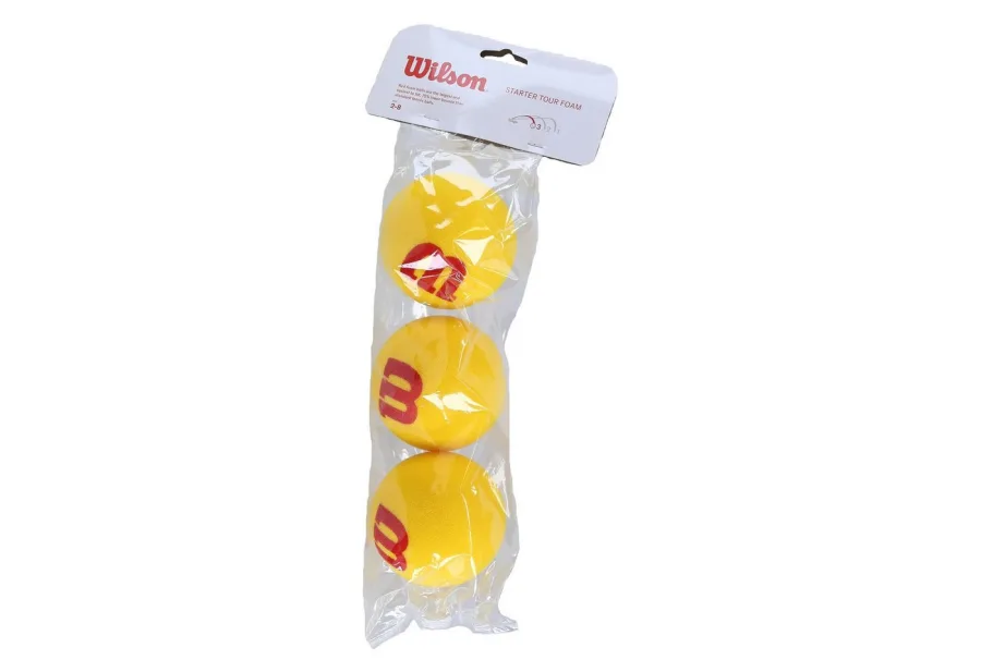 Wilson Wilson Tennisball Stage 3 Starter Foam Schaumstoffbälle 3er