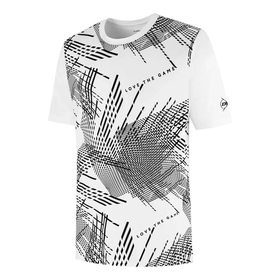 Dunlop Game T-Shirt Herren - weiß, schwarz