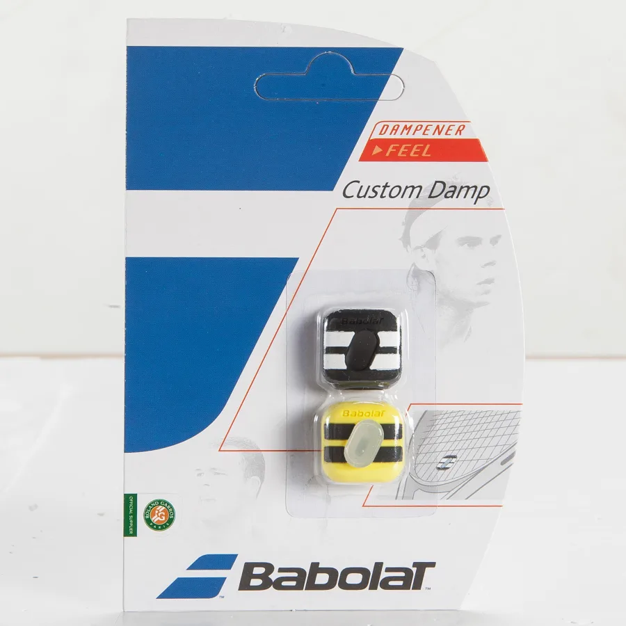 Babolat Babolat Vibrationsdämpfer Custom Damp Aero schwarz/gelb