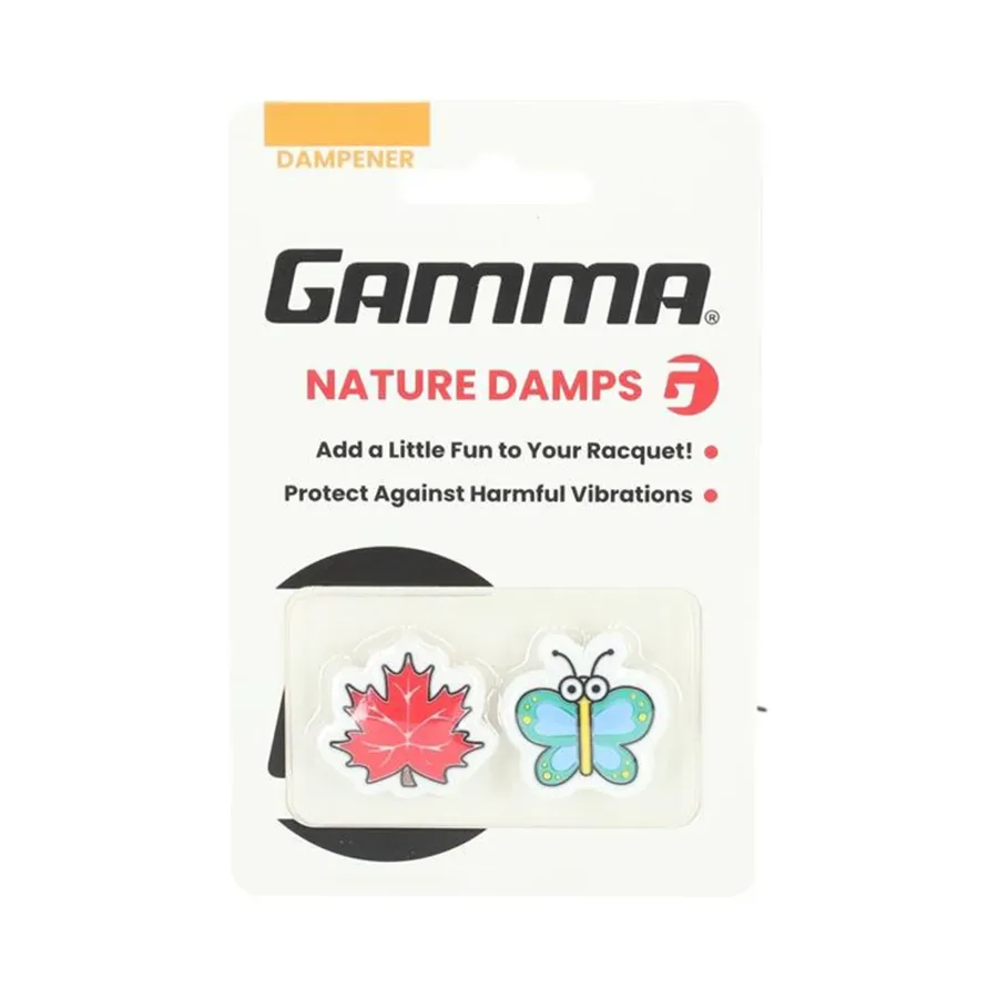 Gamma Shockbuster Ahornblatt/Schmetterling Dämpfer-Orange,Türkis