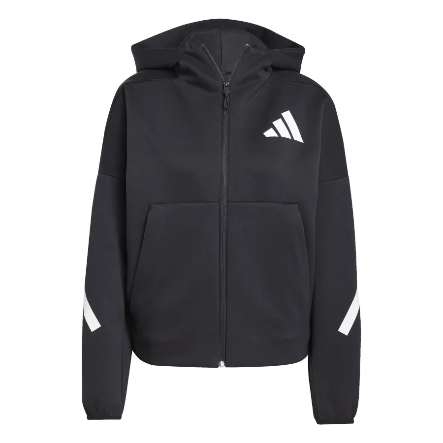 adidas Trainingsjacke Damen-Schwarz,Weiß