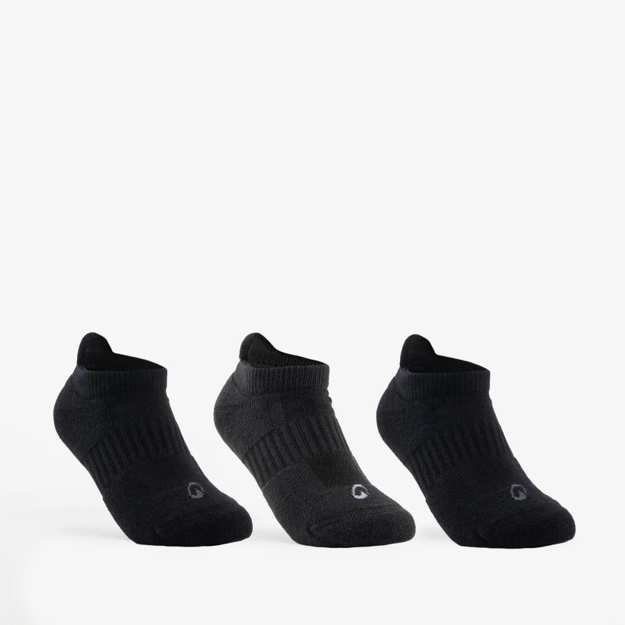 Decathlon Kinder Tennissocken Low 3er Pack - RS500 schwarz