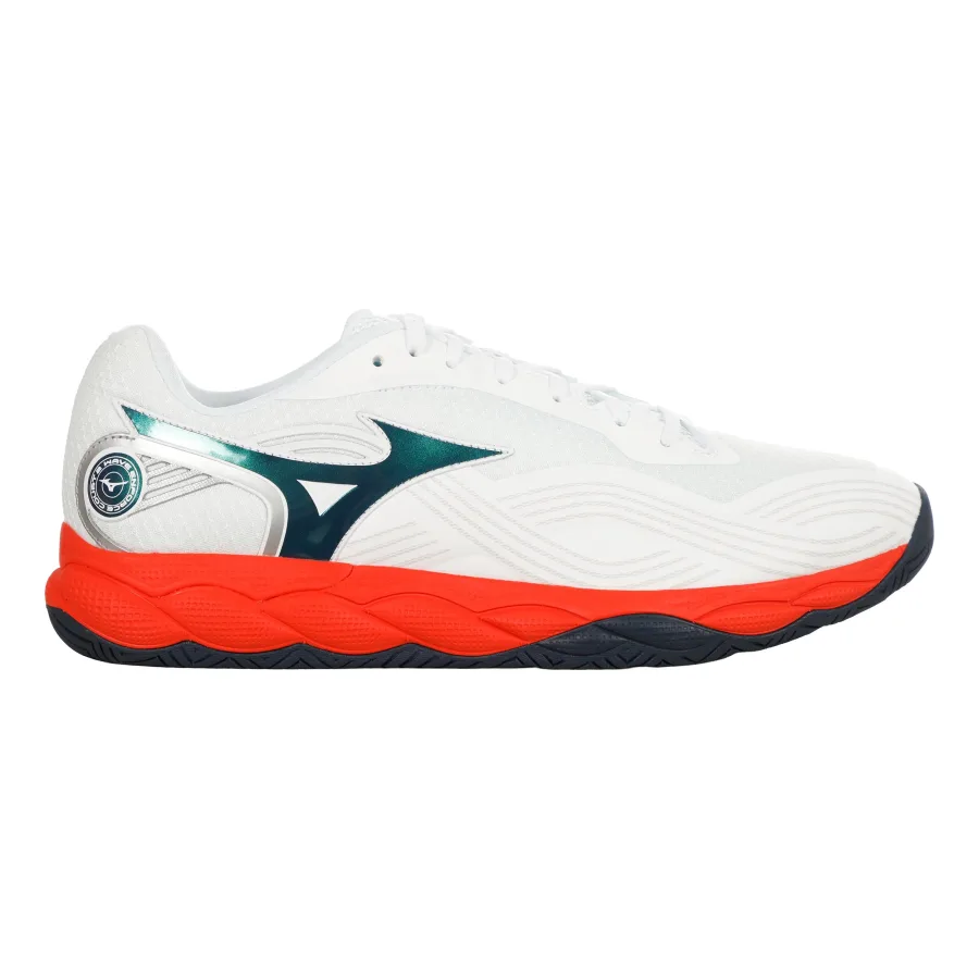 Mizuno Wave Enforce Court 2 Allcourtschuh Herren - weiß, orange