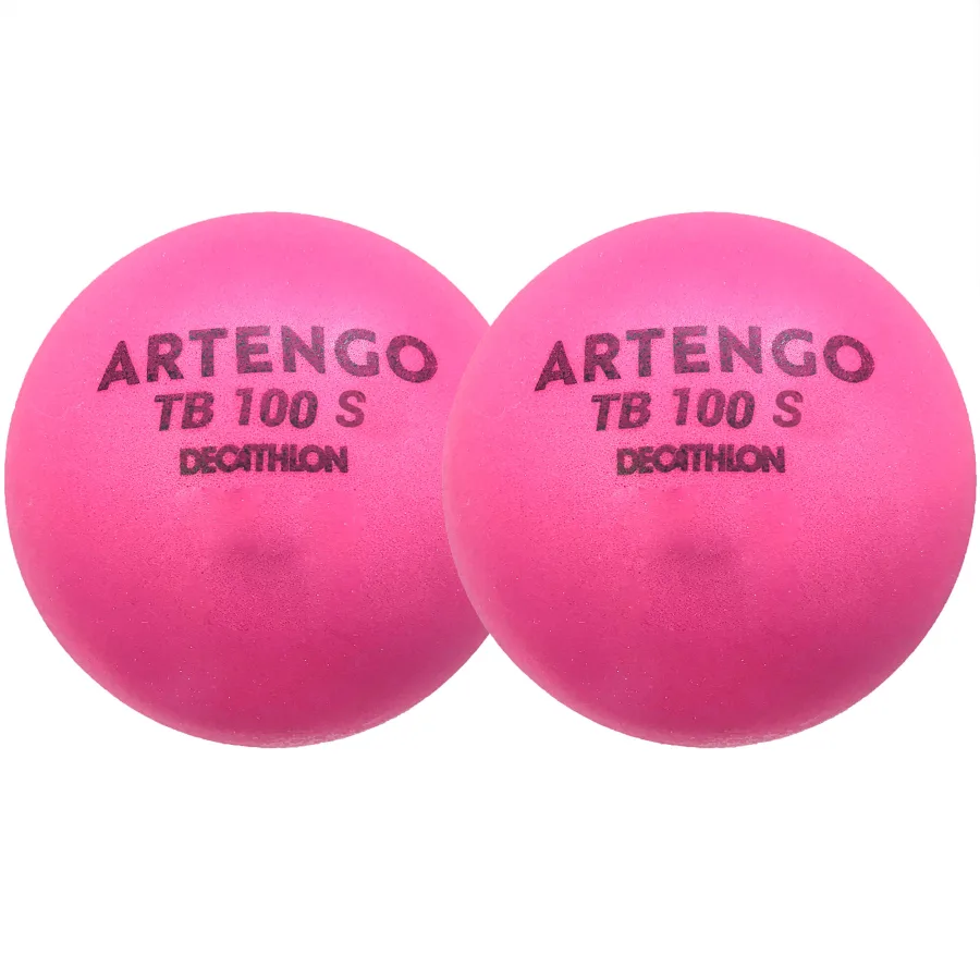 Artengo Tennisbälle - TB100 Schaumstoff 7 cm x2 rosa