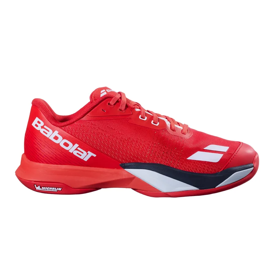 Babolat Jet Mach 4 Allcourtschuh Herren - rot, weiß