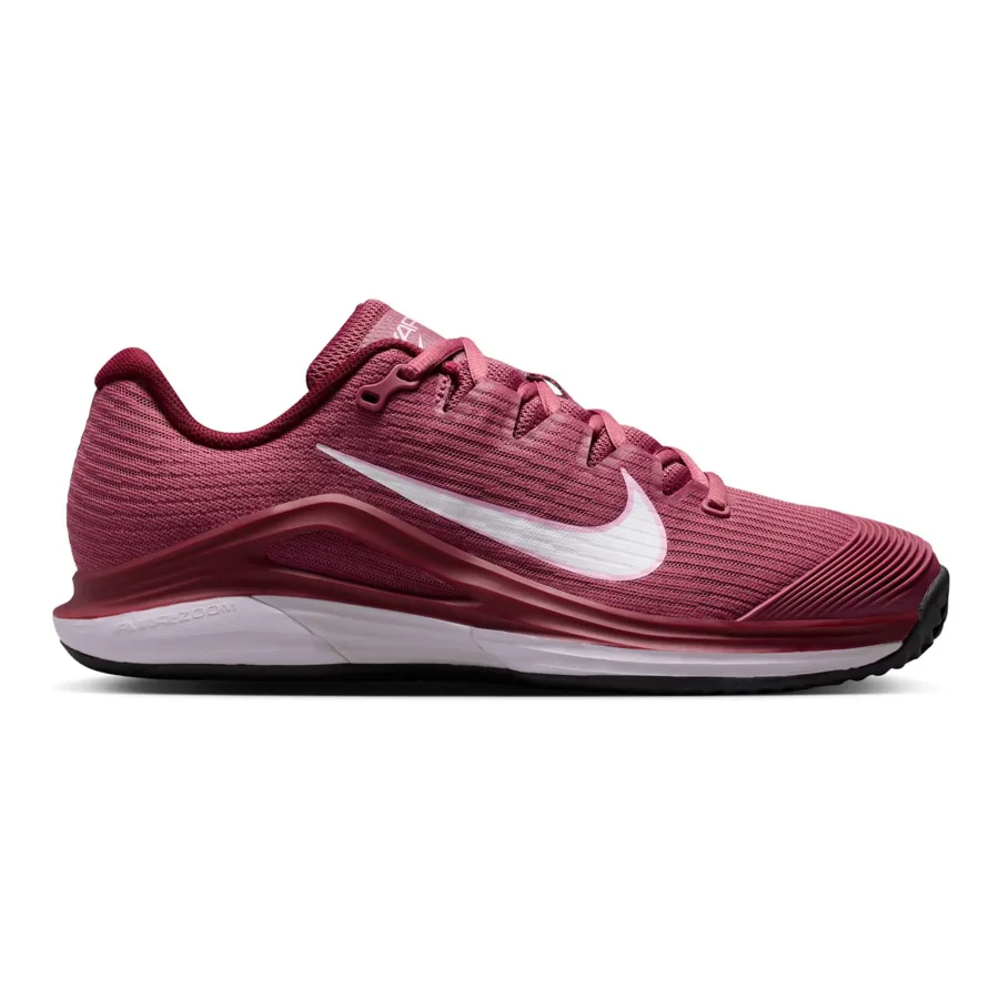 Nike Vapor 12 Sandplatzschuh Damen - berry, weiß
