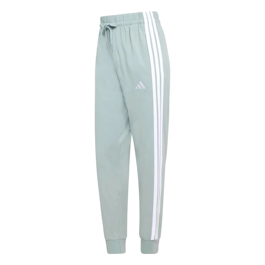 adidas Essentials 3Stripes Trainingshose Damen - salbei, weiß