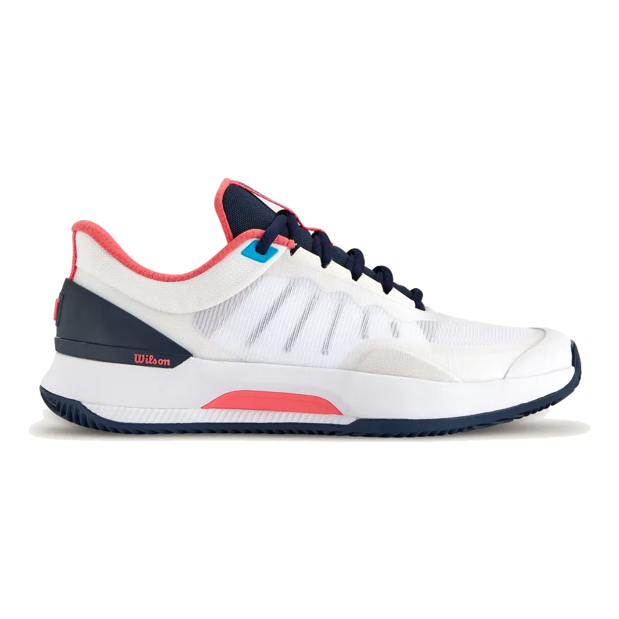 Wilson Wilson Intrigue Tour Sandplatzschuh Damen - Weiß, Dunkelblau
