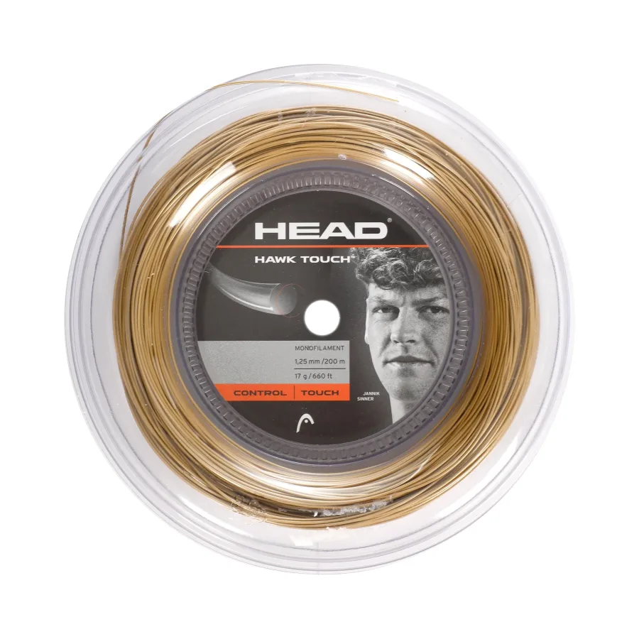 HEAD Hawk Touch Saitenrolle 200m - gold