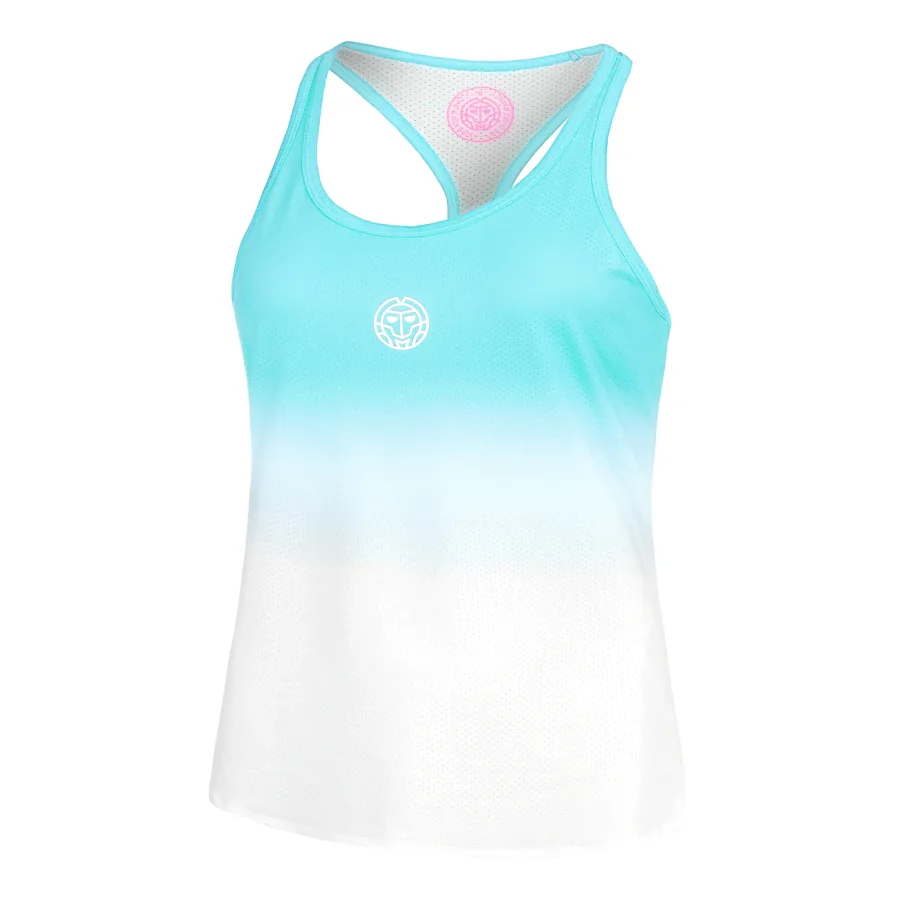 BIDI BADU BIDI BADU Crew Gradiant Tank - Top Damen Türkis, Weiß