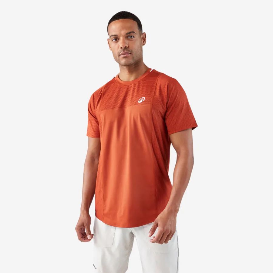 KUIKMA Herren Tennis T-Shirt kurzarm - Dry Gaël Monfils braun