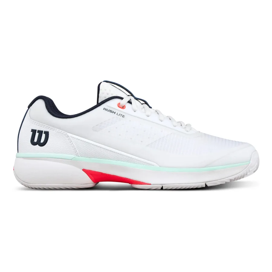 Wilson Wilson Rush Lite 5 Sandplatzschuh Herren - weiß, türkis