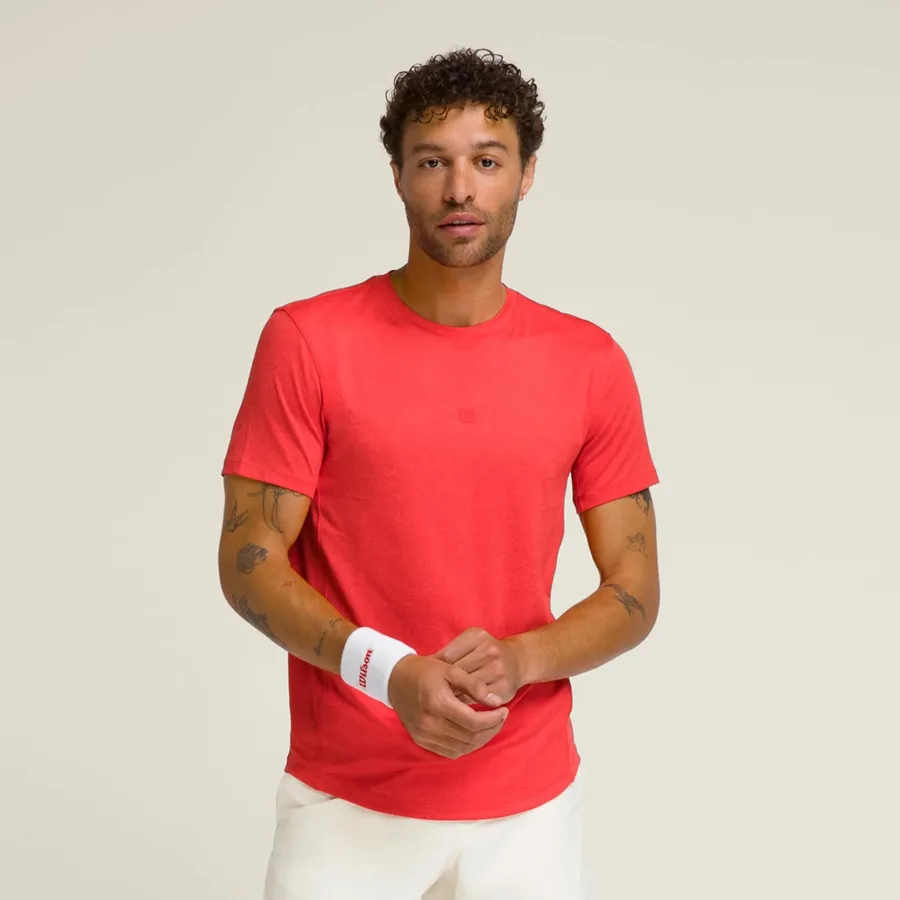 Wilson Wilson Everyday Performance T - Shirt Herren Rot