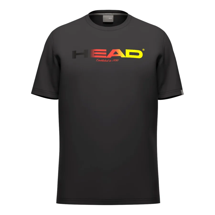 HEAD DTB Rainbow T-Shirt Herren-schwarz