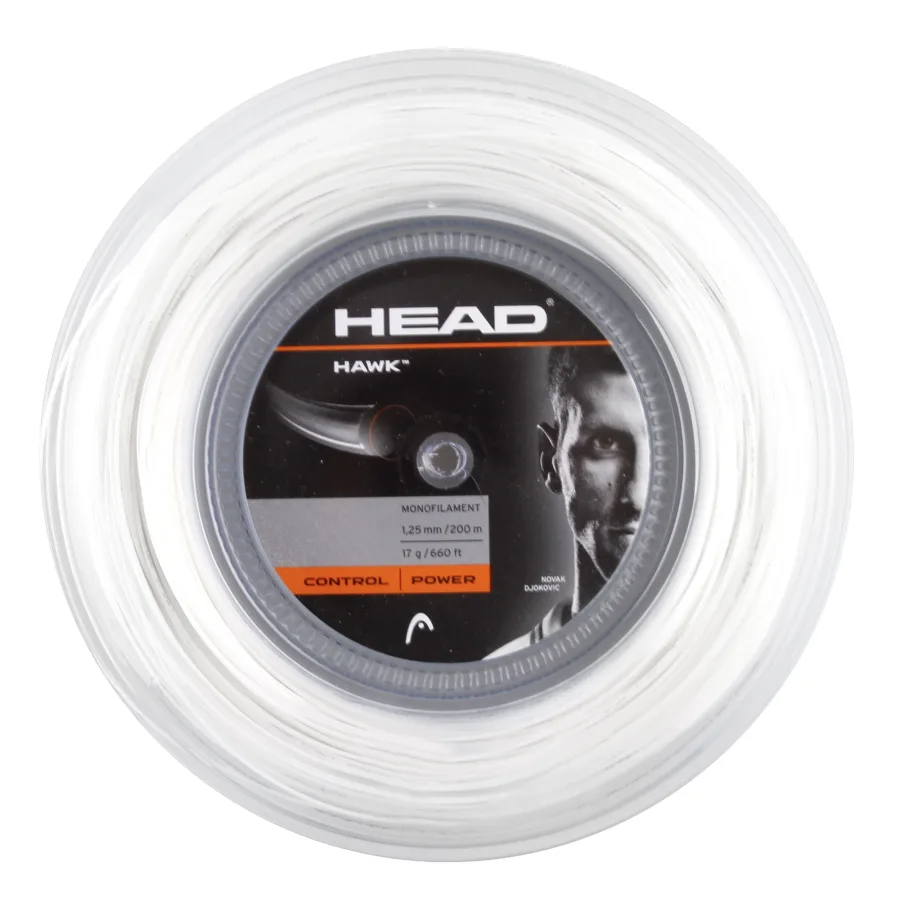 HEAD HEAD Hawk Saitenrolle 200m - Weiß