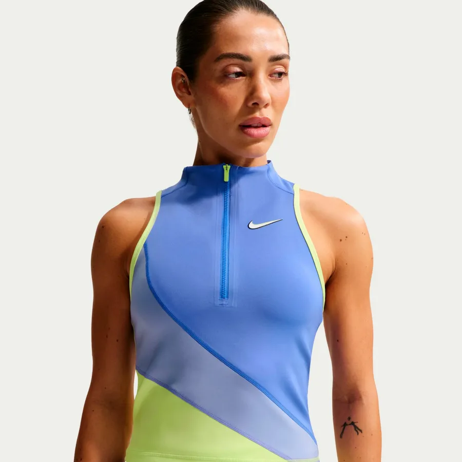 Nike Court Dri-Fit Slam Tank-Top Damen-blau, blaugrau