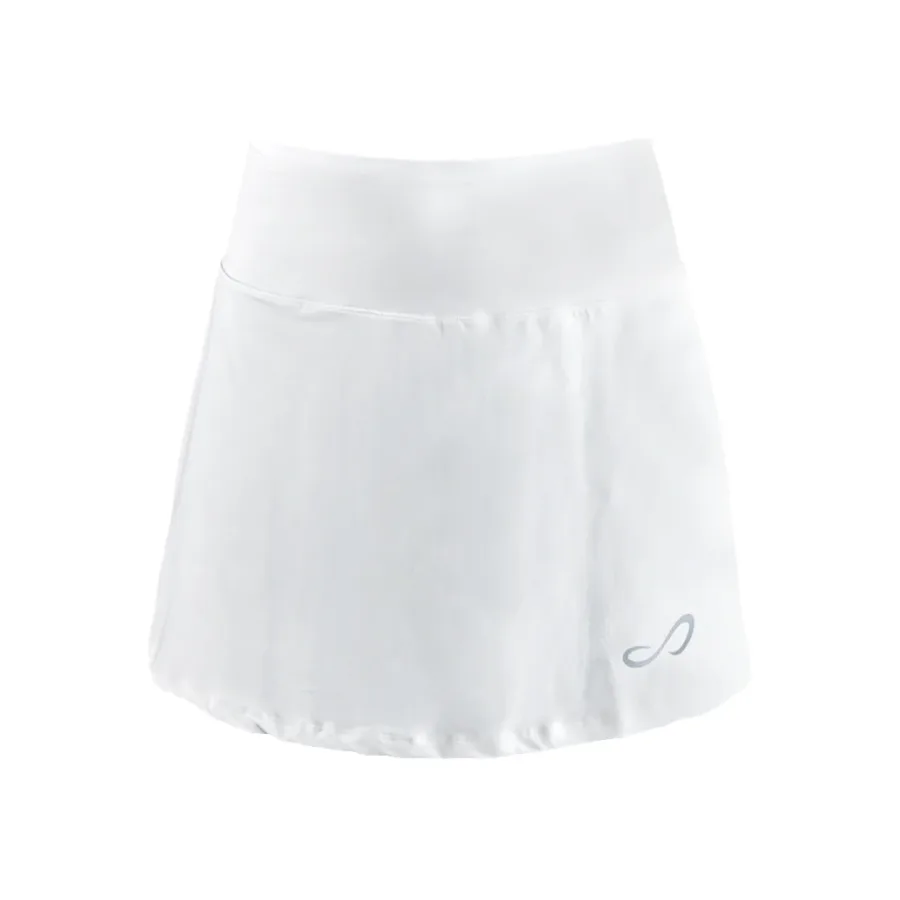 Endless Minimal High Waist Rock Damen-Weiß,Silber