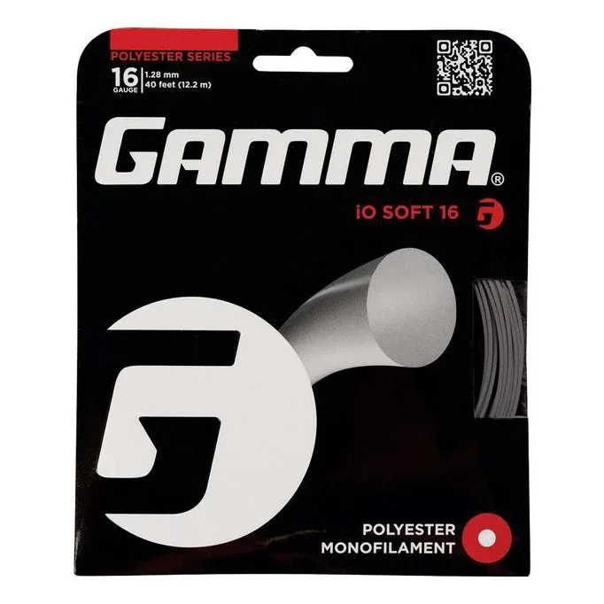 Gamma IO Soft Charcoal Saitenset 12,2m-Grau