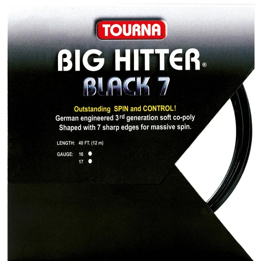 Tourna Tourna Big Hitter 7 Saitenset 12m-Schwarz