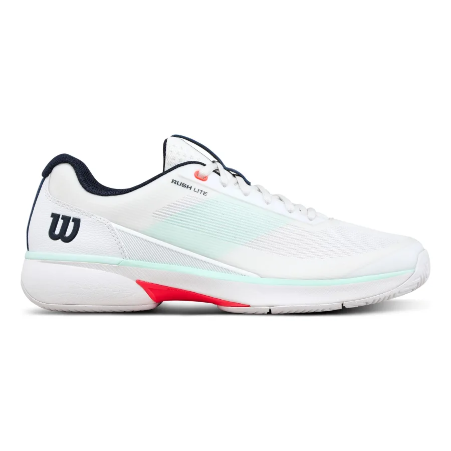 Wilson Wilson Rush Lite 5 Allcourtschuh Herren - weiß, türkis