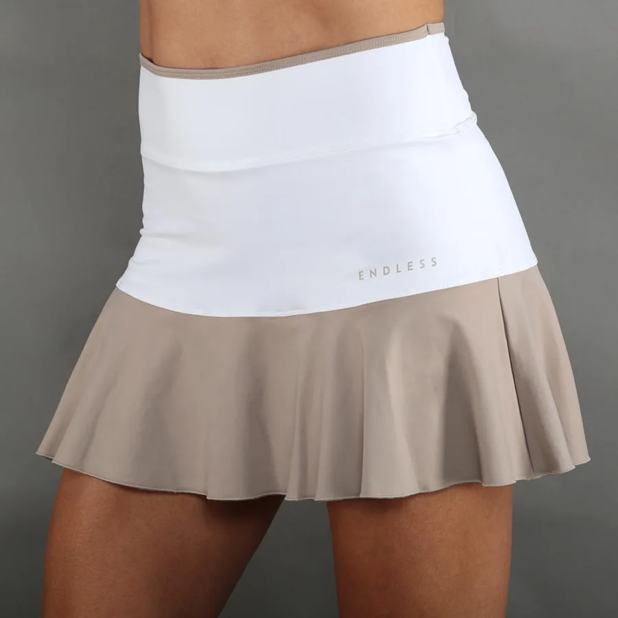 Endless Lace Rock Damen-beige
